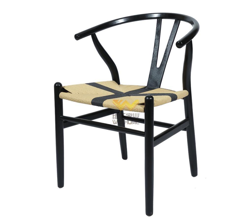 Danish Home furniture Hans Wegner paper cord Wishbone Chair y chair cafe chair